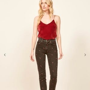 Reformation Julia High Cigarette Jean